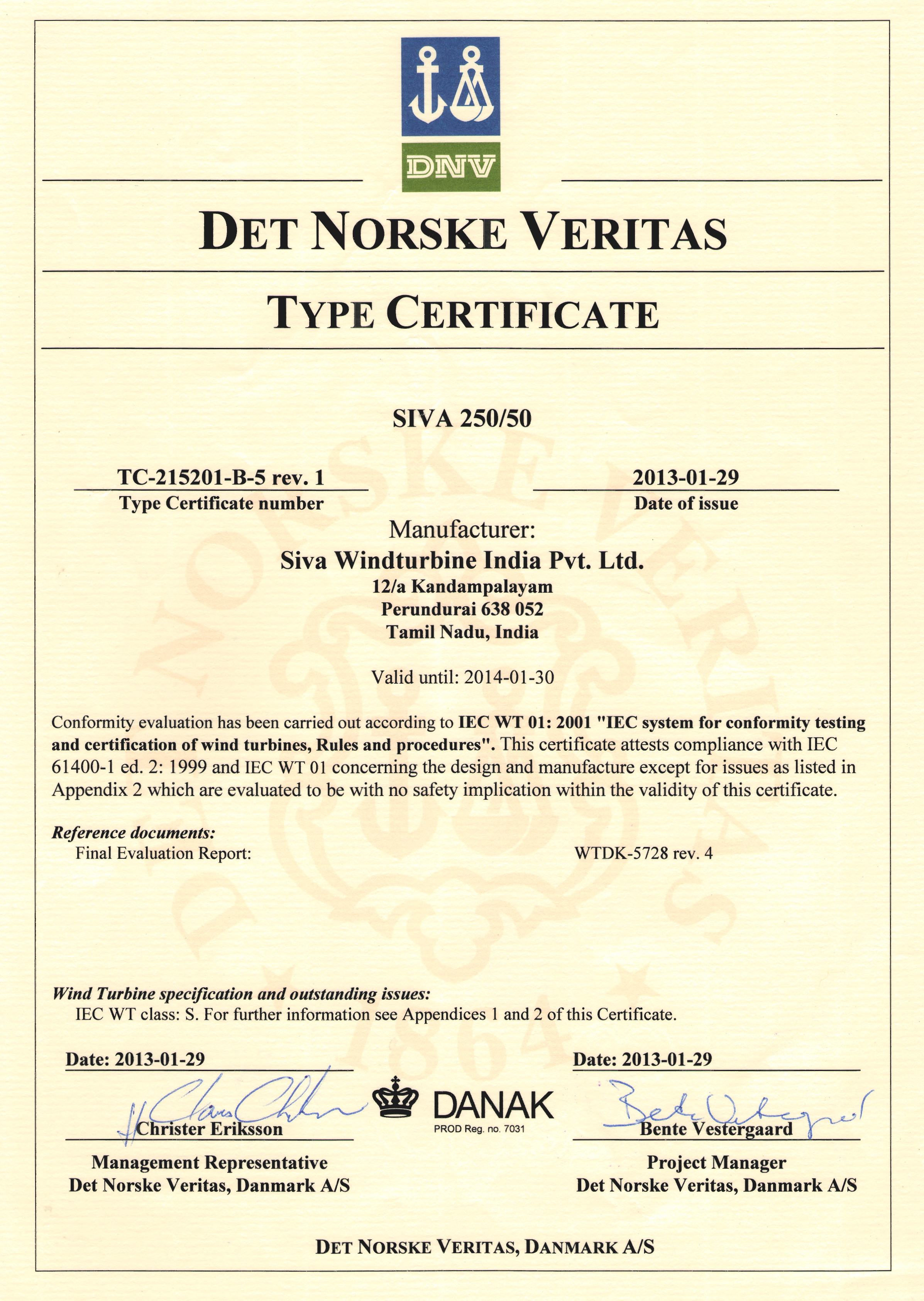 Certificate 1